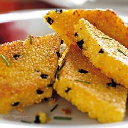 Полента с сыром и маслинами, пошаговый рецепт с фото