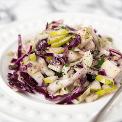 Салат из синей капусты - рецепт приготовления в домашних условиях