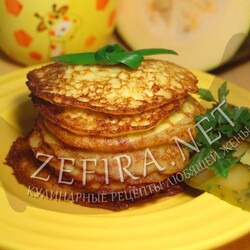 Оладьи из кабачка и картофеля