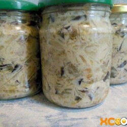 Салат из баклажанов с майонезом на зиму рецепт с фото