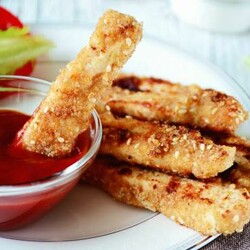 Куриные пальчики- пошаговые рецепты приготовления с начинкой