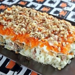 Салат из печени трески консервированной от Жрать.ру