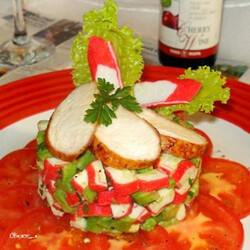 Салат с крабовыми палочками - рецепт приготовления в домашних условиях