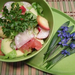 Салат "Фруктово-овощная гармония"