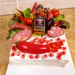 торт закусочный - подарочный вариант