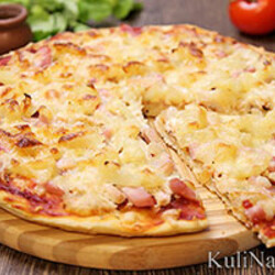 Пицца гавайская с ананасами рецепт