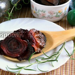 Свекольные чипсы в духовке