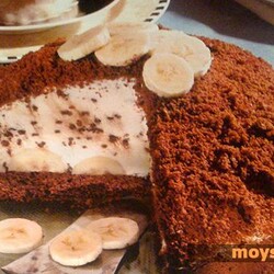 Лучшие рецепты шоколадно-бананового торта с в духовке и без выпечки