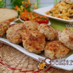 Котлеты из индюшиного фарша с кус-кусом фото рецепт приготовления
