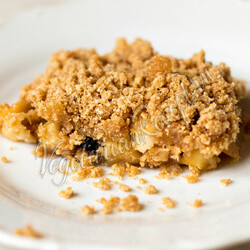 Крамбл с яблоками