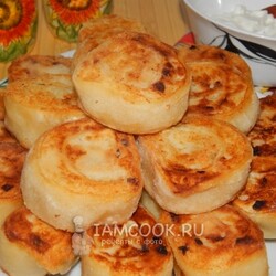 Ленивые пирожки с картофелем — рецепт с фото