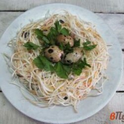 Салат Гнездо глухаря » Рецепты блюд с пошаговыми фото. Кулинарные рецепты — Vpuzo.com