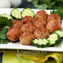 Индюшиные фрикадельки с беконом — рецепт с фото