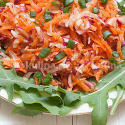 Салат из редиса и моркови