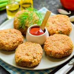 Простые котлеты из ячневой каши