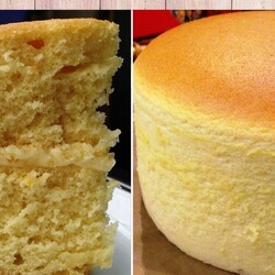 Бисквит «Великан» — поднимется высоко без соды и разрыхлителя!