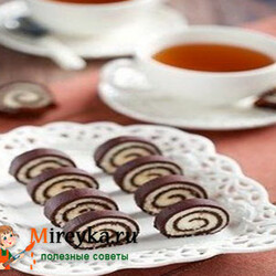 Как приготовить кокосово-шоколадные рулетики без выпечки