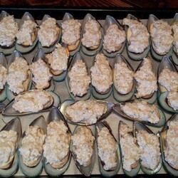 Мидии в духовке