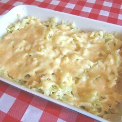 Запечённая капуста «Нежная» с яйцами и сыром