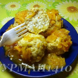 Тефтели куриные с пшеничной крупой