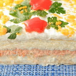 Рецепты закусочных тортов пошагово с фото