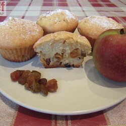 Кексы на кефире с яблоком и изюмом / Сладкая выпечка / Рецепты / Шеф-повар – простые и вкусные кулинарные рецепты, фото-рецепты, видео-рецепты