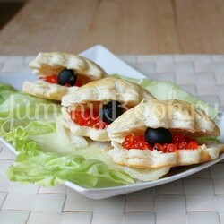 Закуска "Морская раковина" - простой и вкусный рецепт с пошаговыми фото