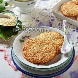 Диетическое кунжутное печенье