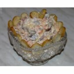 Салат с копченой курицей