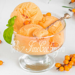 Облепиховое мороженое