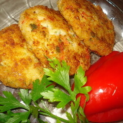 Рисовые котлетки с сыром и зеленью