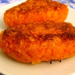 Постные морковные котлеты