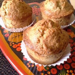 Простые бананово-ореховые маффины