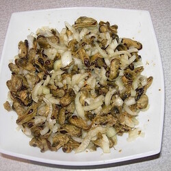 Салаты с мидиями