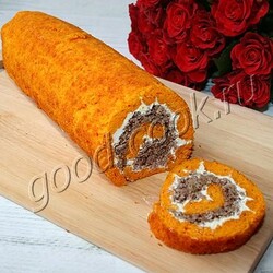Морковный рулет с мясным фаршем. Рецепт приготовления