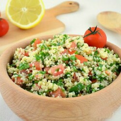 Салат табуле с булгуром и кускусом- пошаговые рецепты ливанского салатика