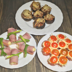 Три закуски на праздничный стол