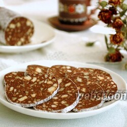 Сладкая колбаса со сгущёнкой