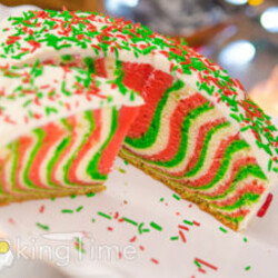 Рождественский Кекс Зебра - Christmas Zebra Cake | CookingTime.ru