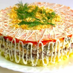 Так вы Мимозу еще не готовили. Салат из прошлого