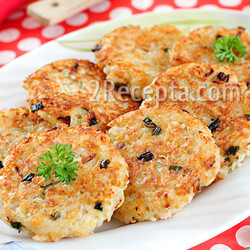 Рисовые оладьи с сыром