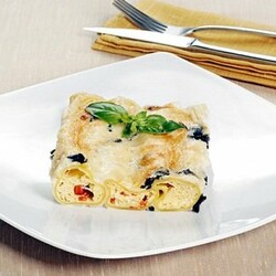 Каннеллони с творожным сыром и сладким перцем