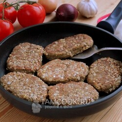 Котлеты из чечевицы (постные) — рецепт с фото