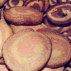 Двухцветное песочное печенье. Рецепт