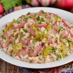 Рис с жареным редисом на гарнир - Совет да Еда