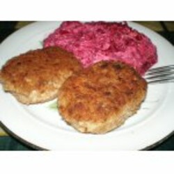 Пшеничные котлеты с колбасным сыром