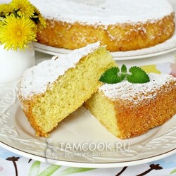 Бисквит «Маргарита» — рецепт с фото