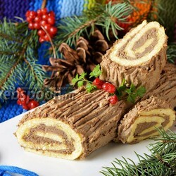 Рождественское «Полено» закусочное