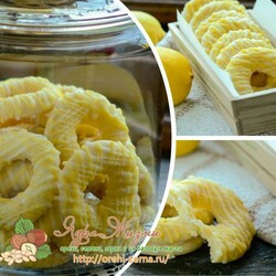 Лимонные кольца в сливочной помадке: рецепт с фото