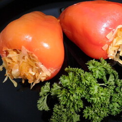 Рецепт болгарского перца, фаршированного овощами - пошаговый рецепт с фото